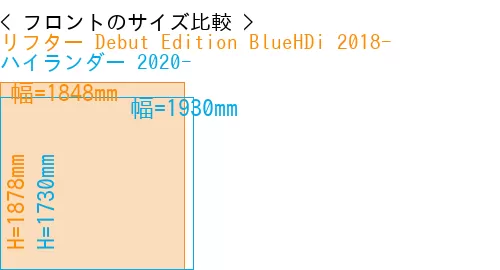 #リフター Debut Edition BlueHDi 2018- + ハイランダー 2020-